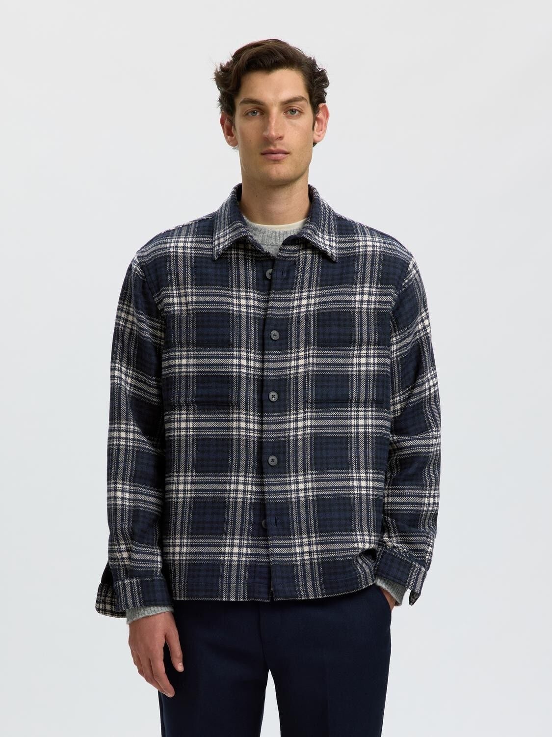 Slmole-Pablo Wool Blend Overshirt Noos