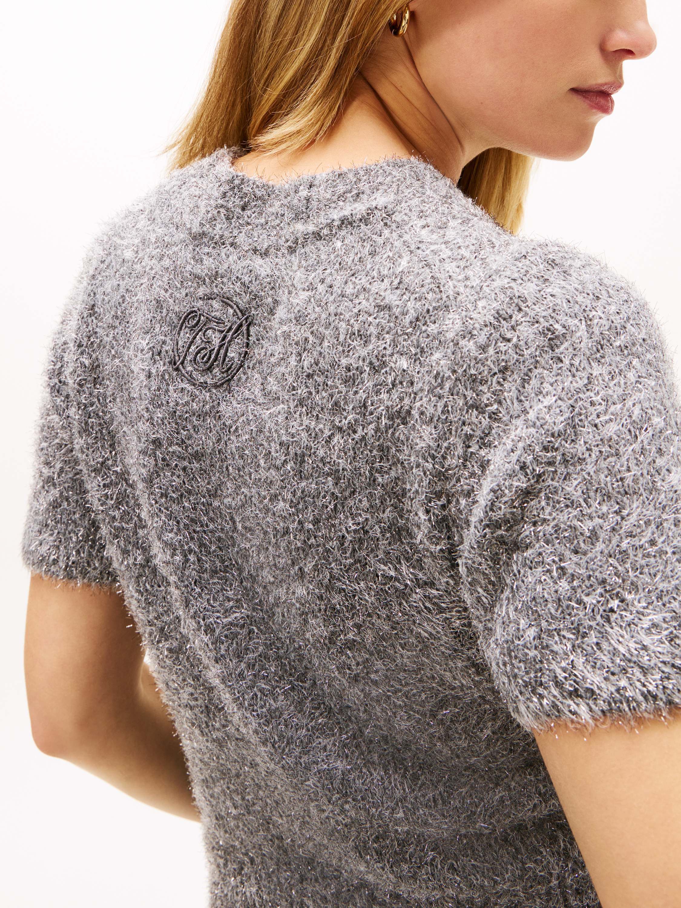 FLUFFY C-NK PETIT S/S SWT