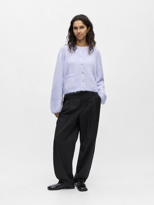 OBJSAGGIA RE L/S KNIT CARDIGAN NOOS