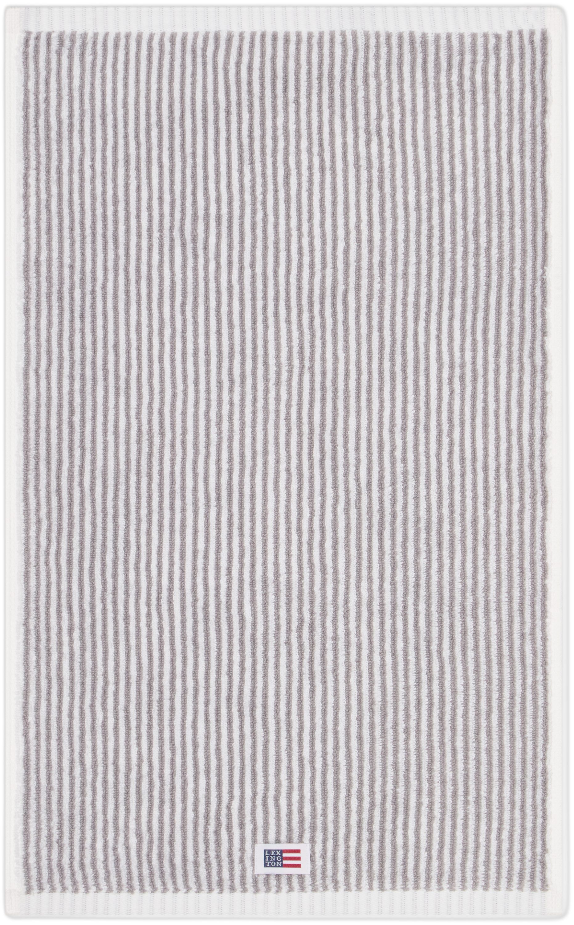 Original Towel White/Gray Striped