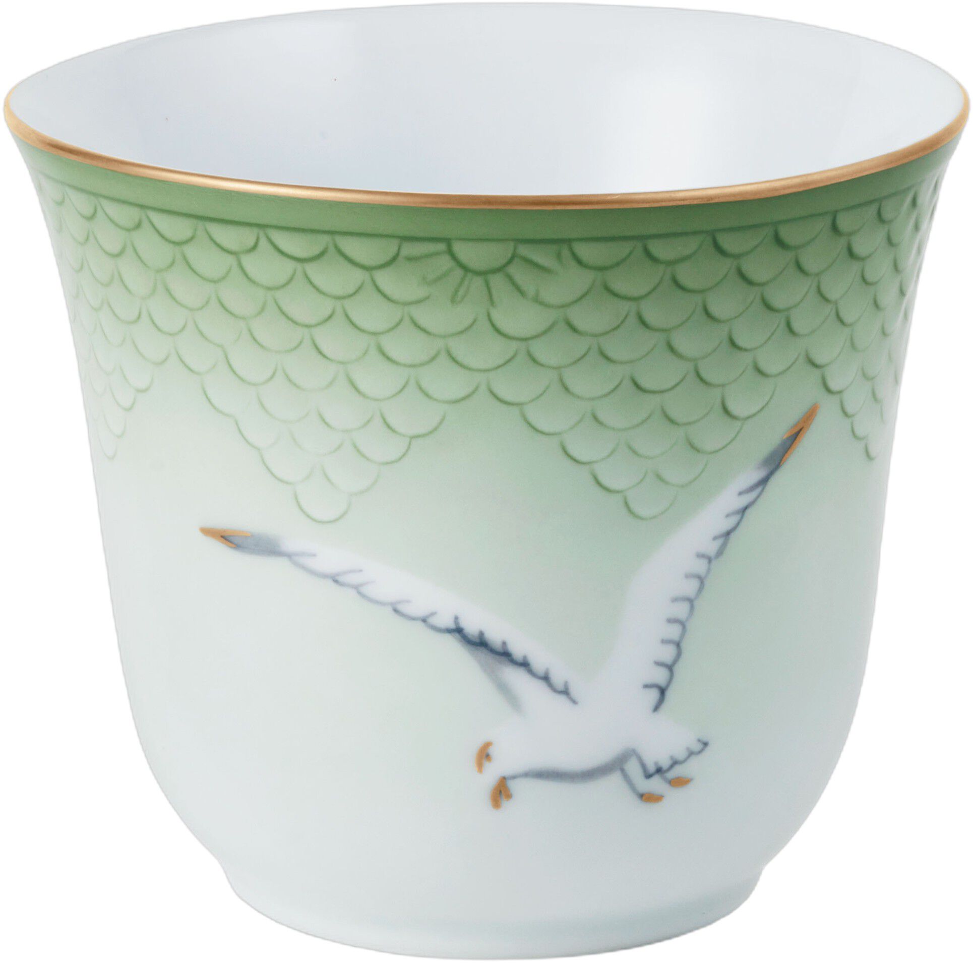 M&aring;getermokop, guld, gr&oslash;n 26 cl