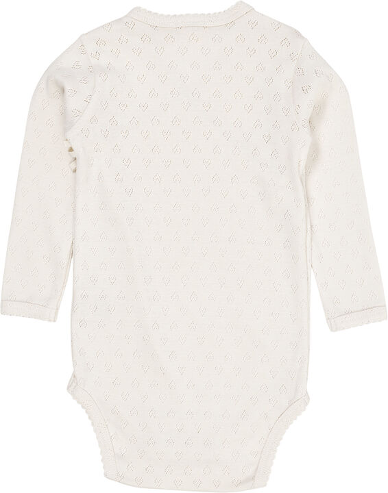 POINTELLE HEART CROSSOVER BODY LS