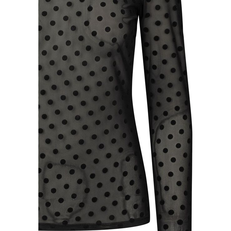 7655RDFRoll neck blouse