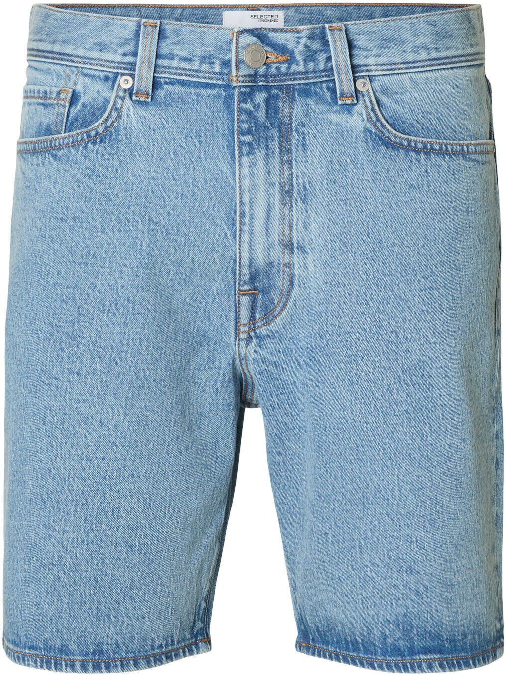 SLHREG ALEX MID BLUE DENIM SHORTS