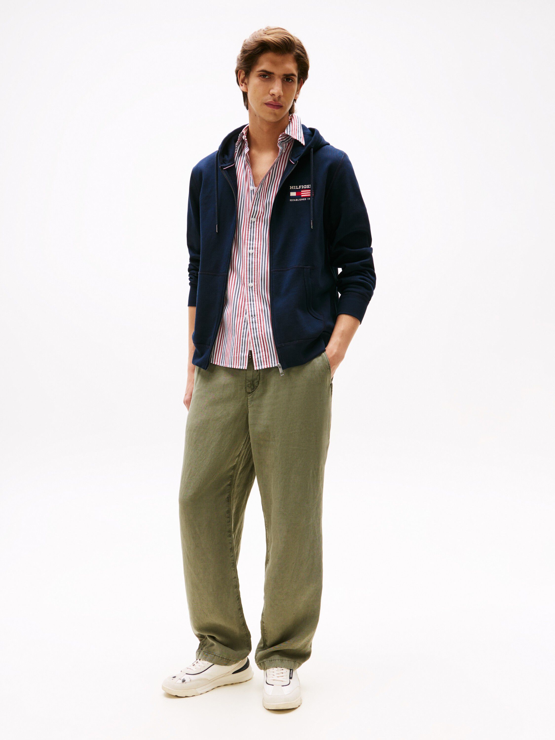 AMERICANA ZIP THROUGH HOODY