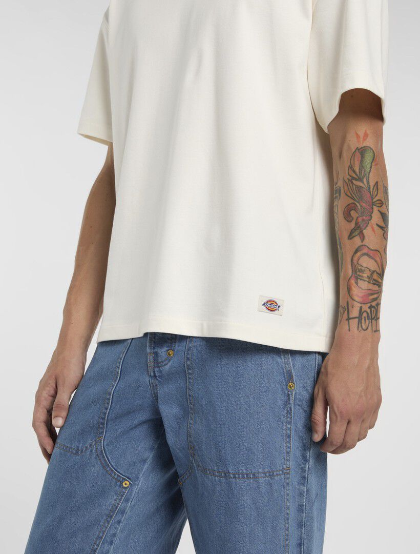 MINERAL HEAVYWEIGHT SS TEE EGRET