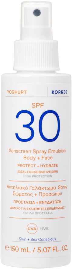Yoghurt Sunscreen Spray Emulsion SPF 30 Body + Face