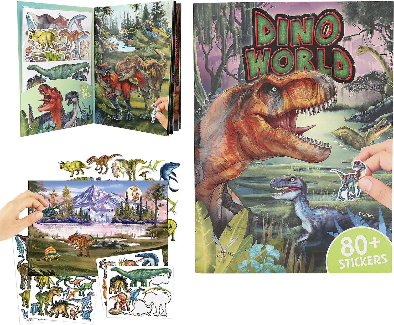 Dino World stickerworld puffy