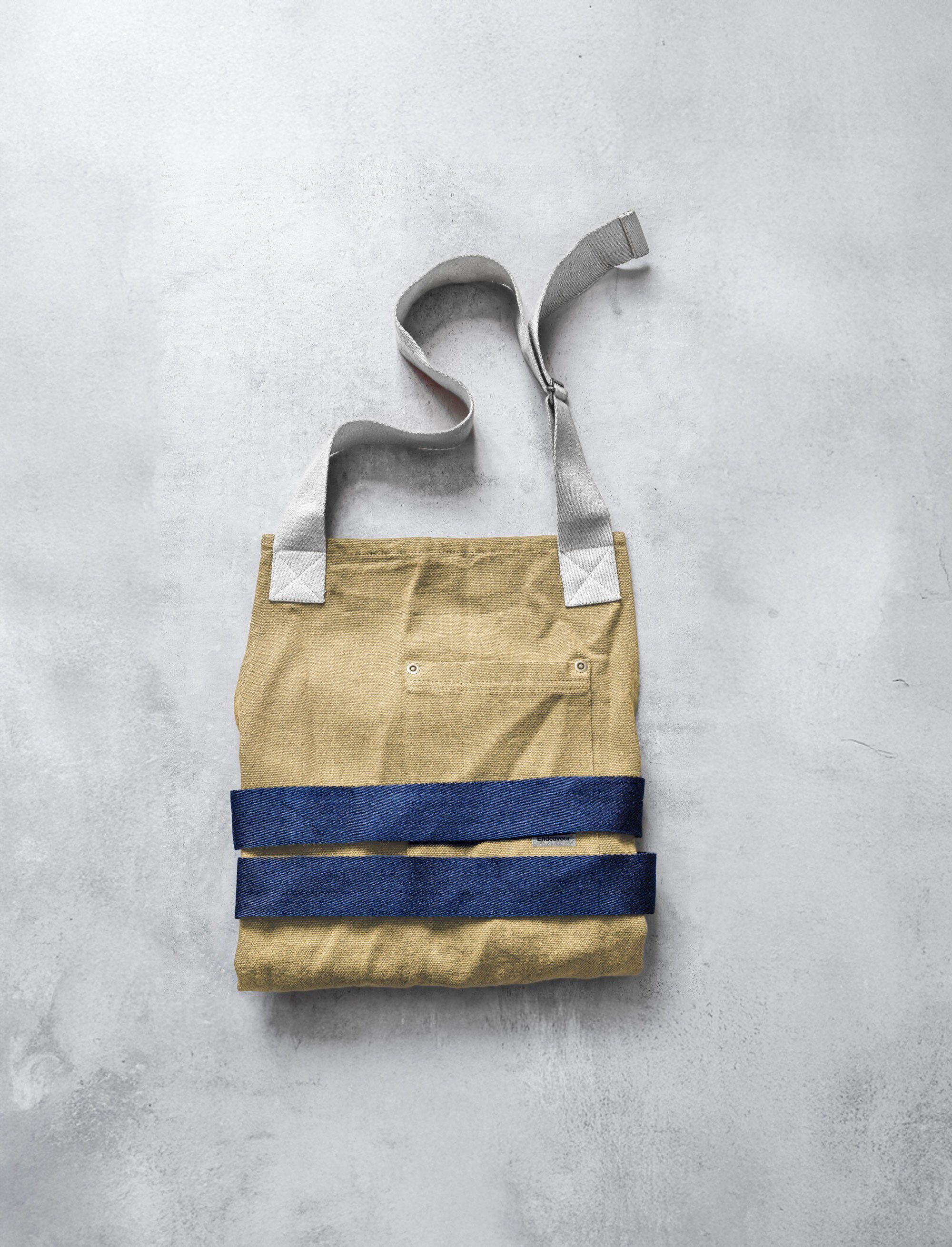 Canvas Apron Beige
