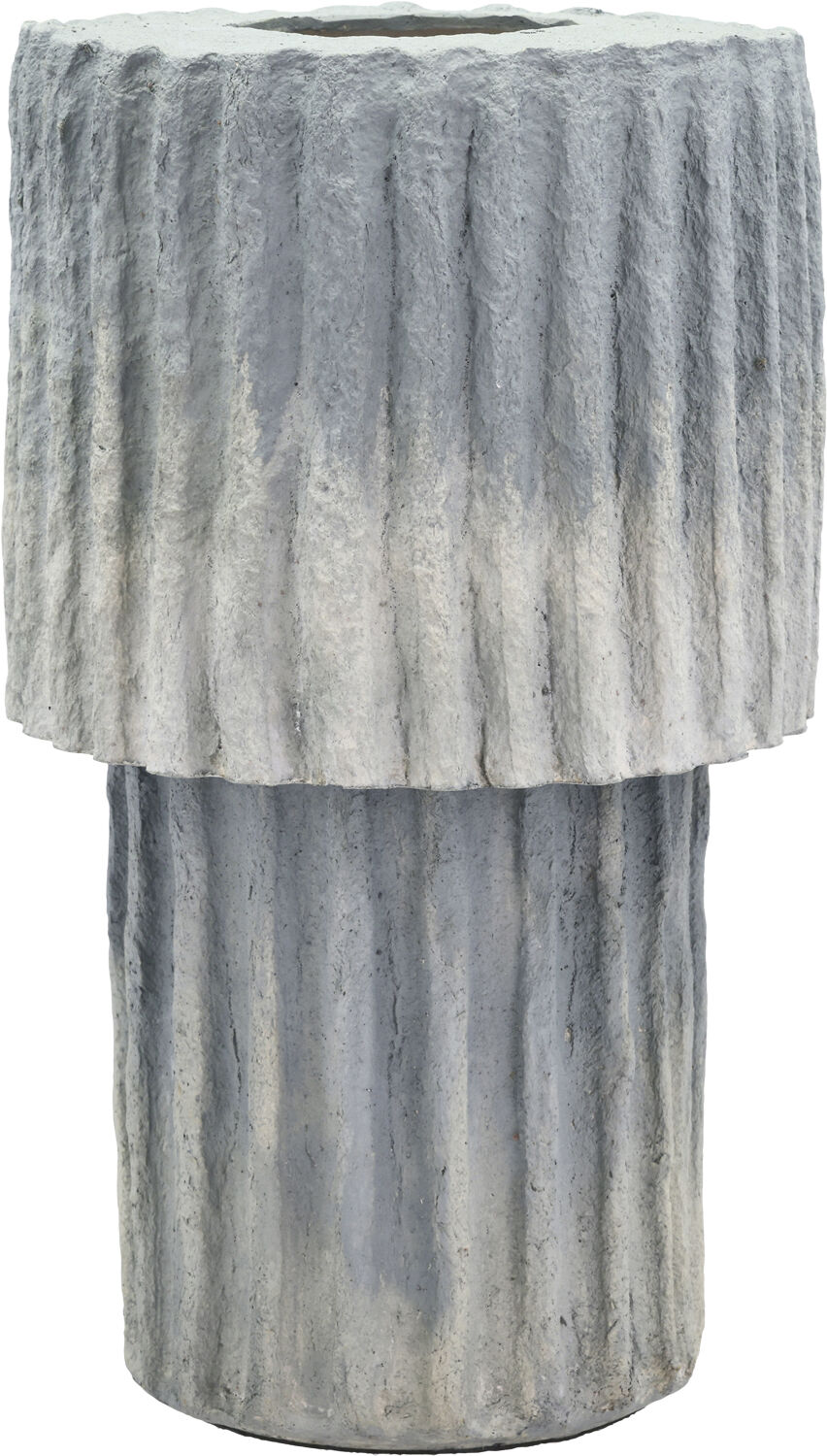 Lampe Styles 25 x 44 cm Bl&aring; Pappmasje