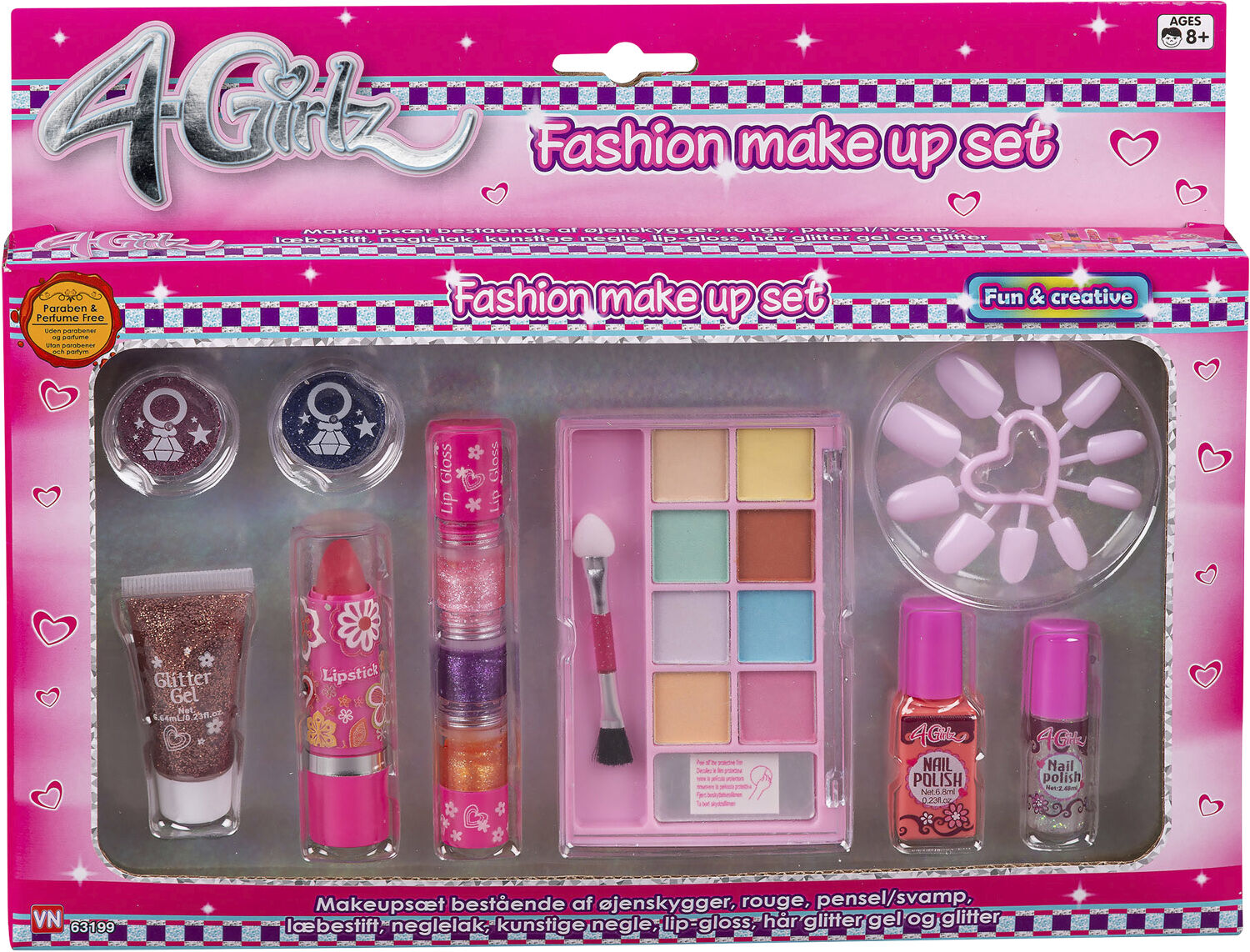 4-GIRLZ MAKEUPS&AElig;T I BOX