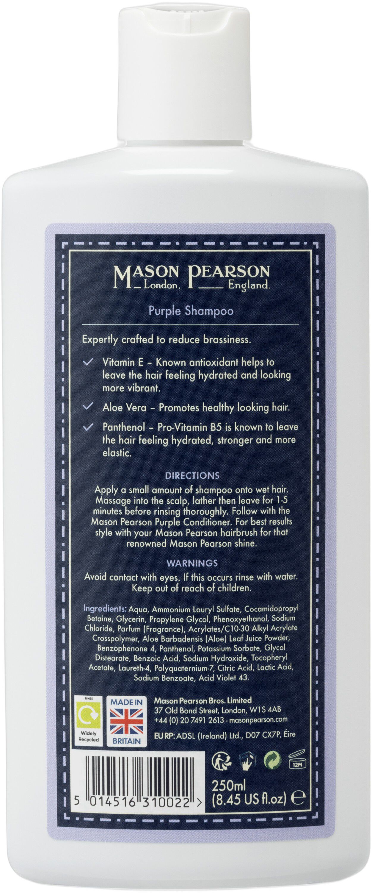 Purple Shampoo 250 ml.