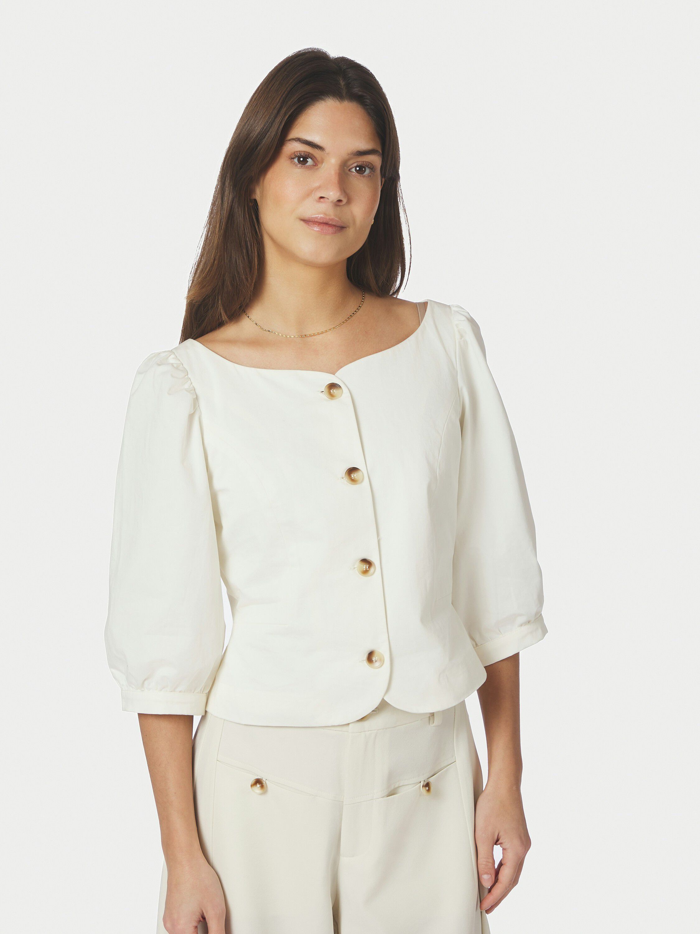 Jeannie Twill Blouse