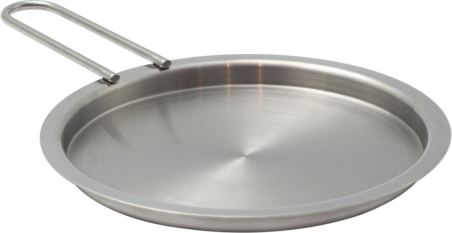 Tallerkenl&aring;g 16 cm rustfrit st&aring;l