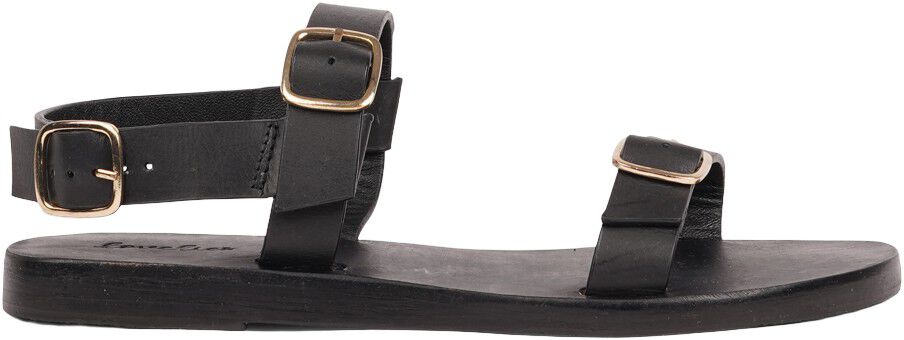 GIGLIO - ADJUSTABLE LEATHER SANDAL W/ HEEL STRAP
