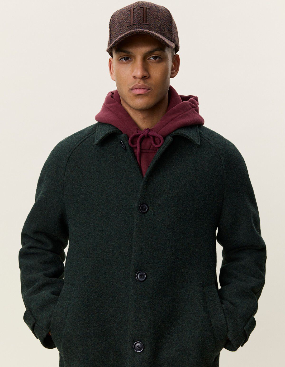 Solid Wool Coat
