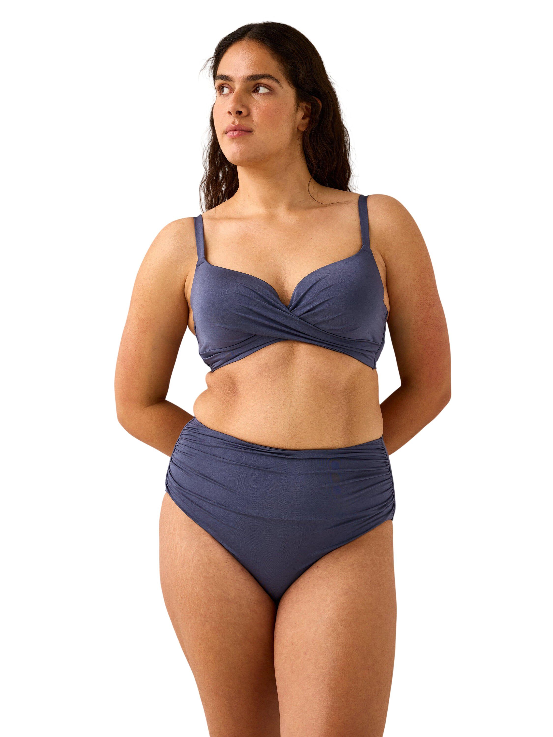 Bikini bottom with gathered details