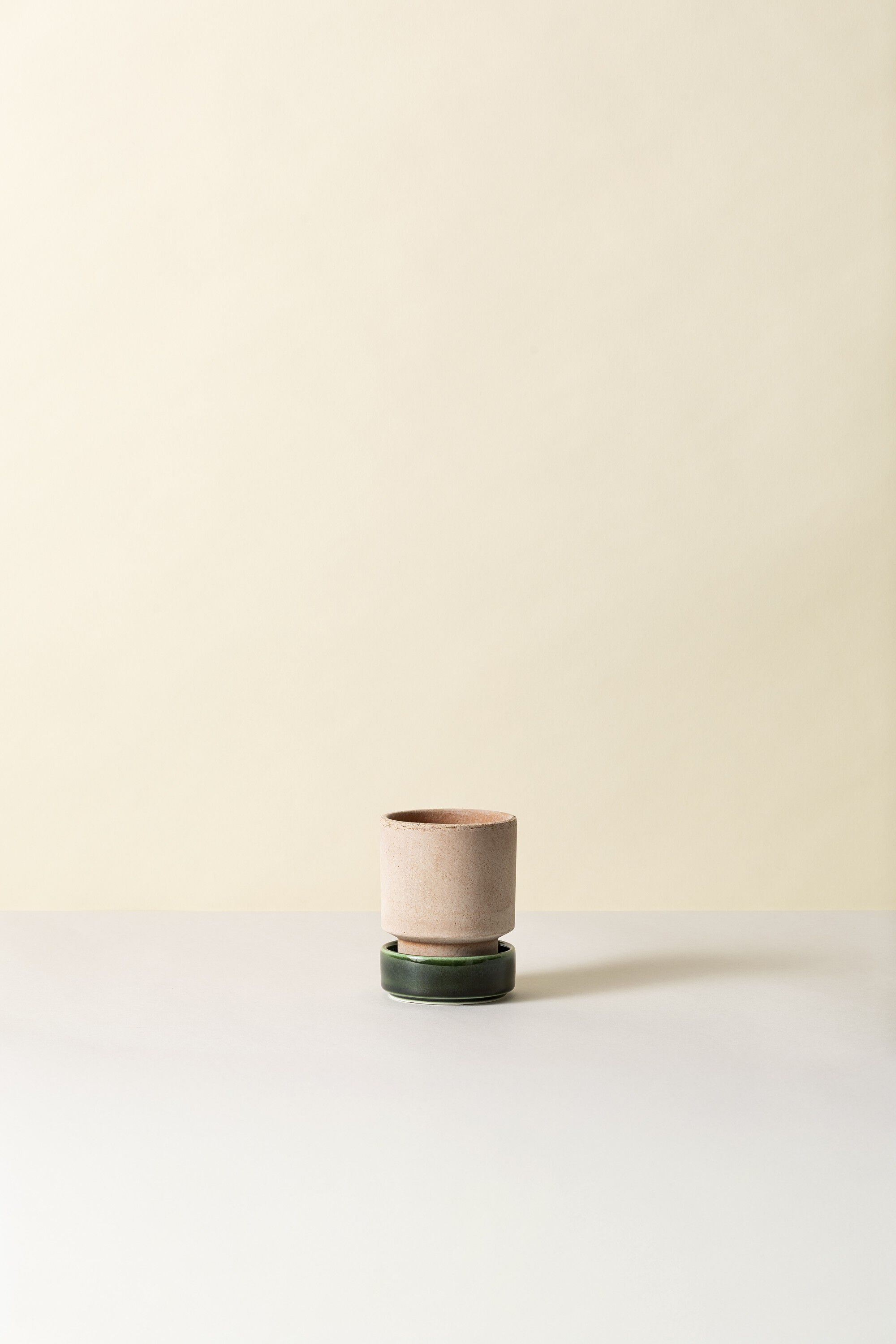 Hoff RAW Rosa/GLAZED Emerald Green, &Oslash; 14 cm, Set