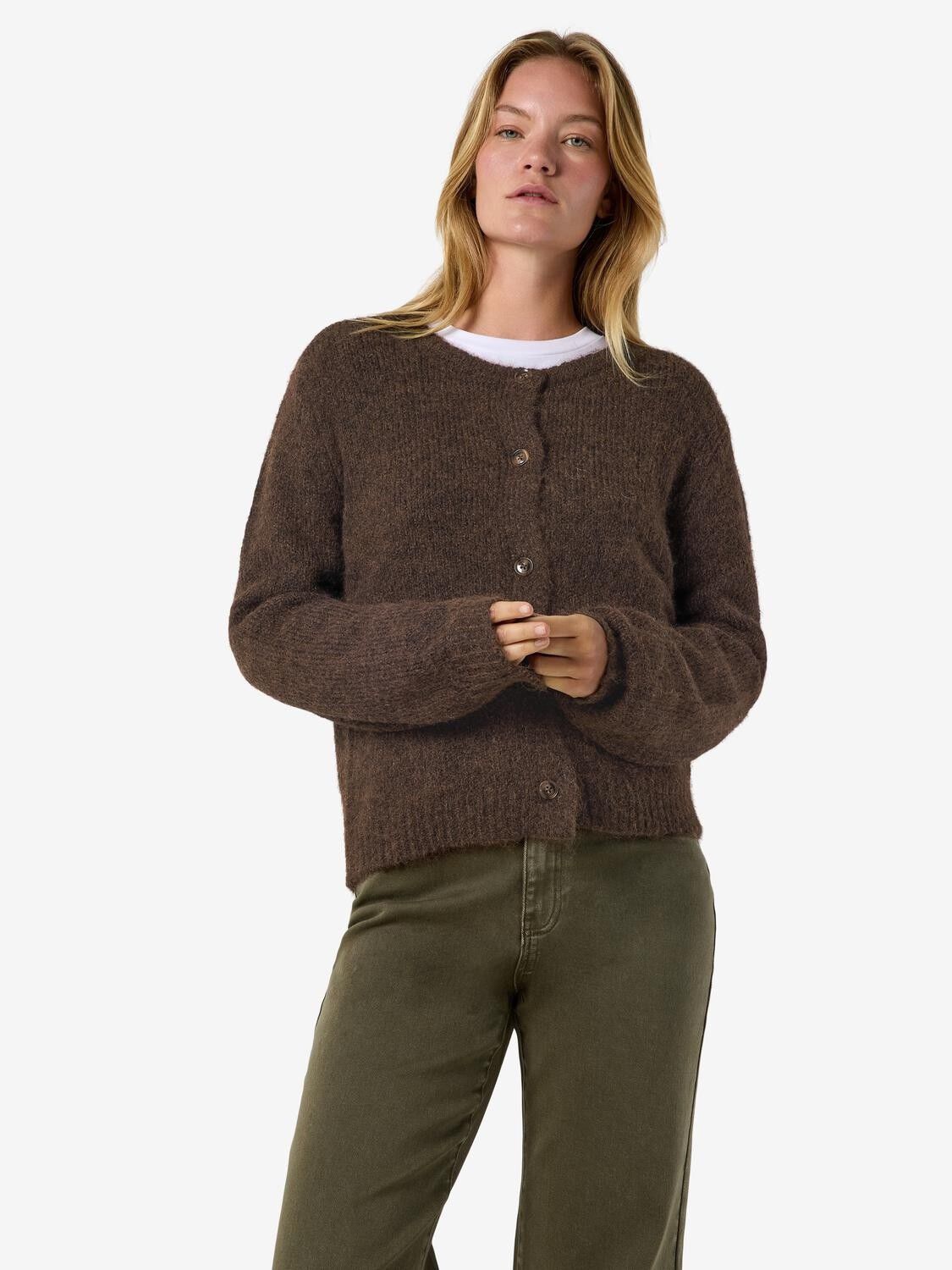 Nmsutton L/S O-Neck Knit Cardi Noos