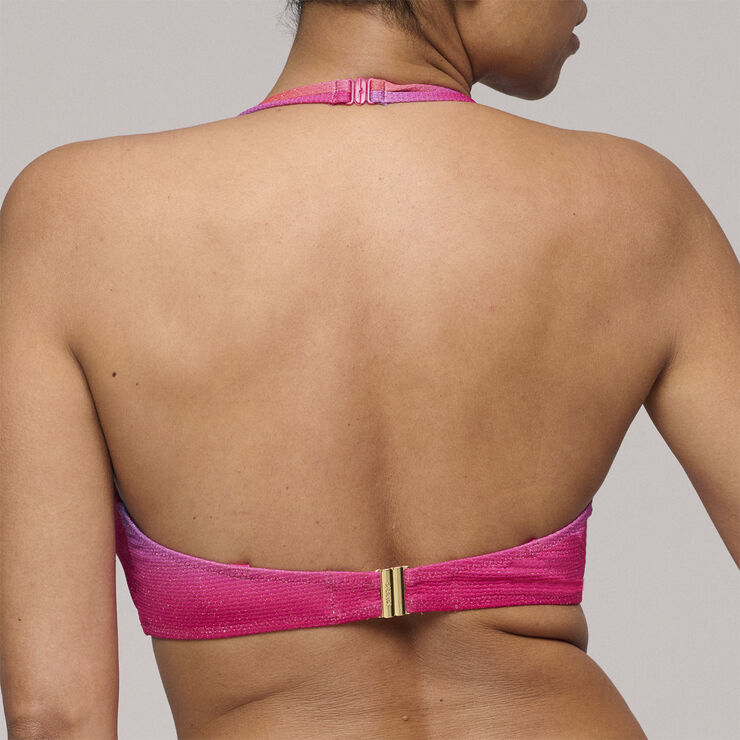 Nusa Dua bikinitop med dyb udskæring og vattering