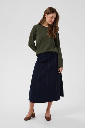 MilaSZ LS Contrast Pullover