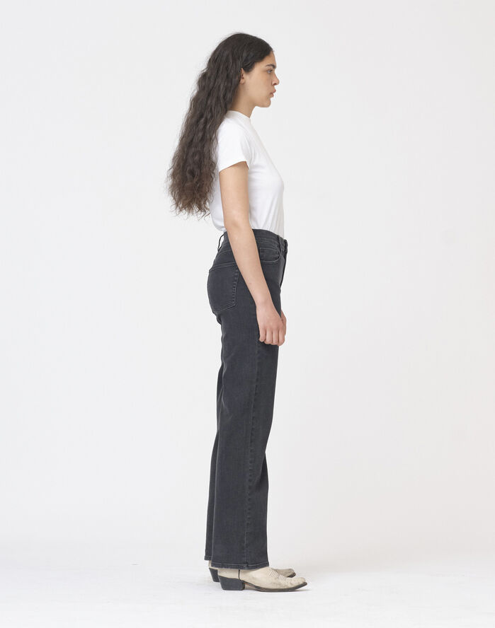 Brown Straight Jeans Original Black