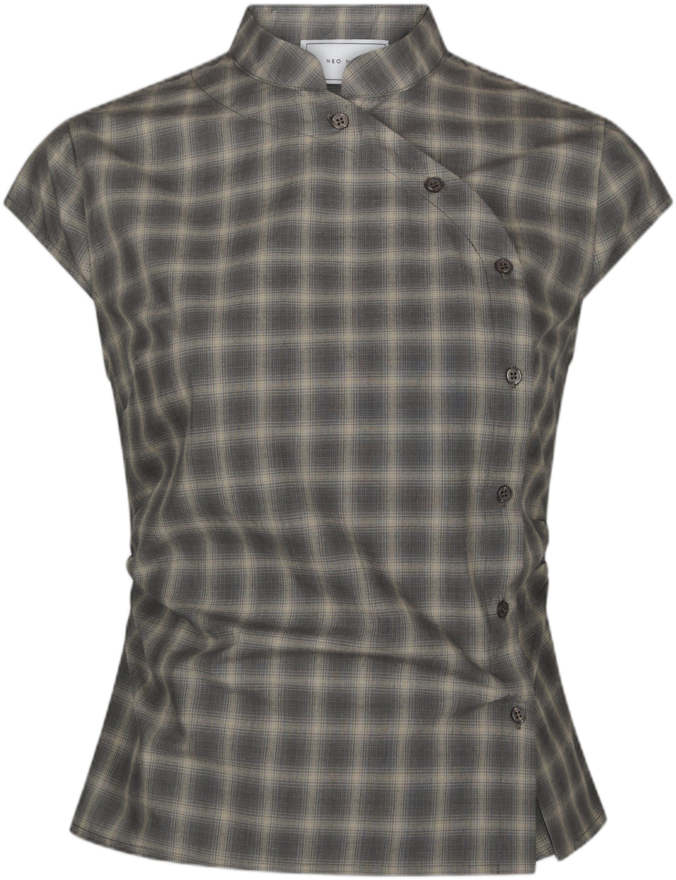 Pascale Checked Blouse