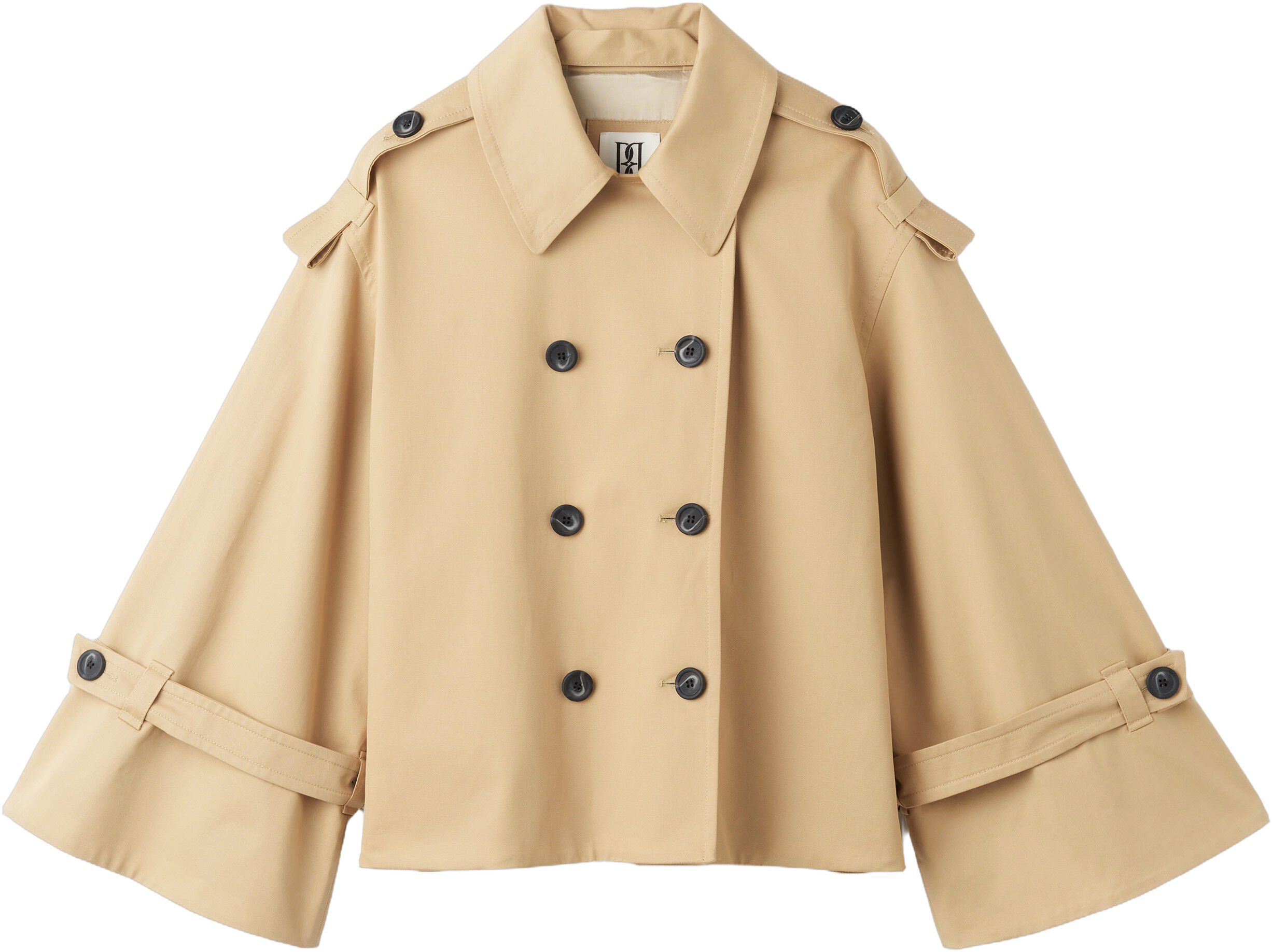 Alisandra kort trenchcoat