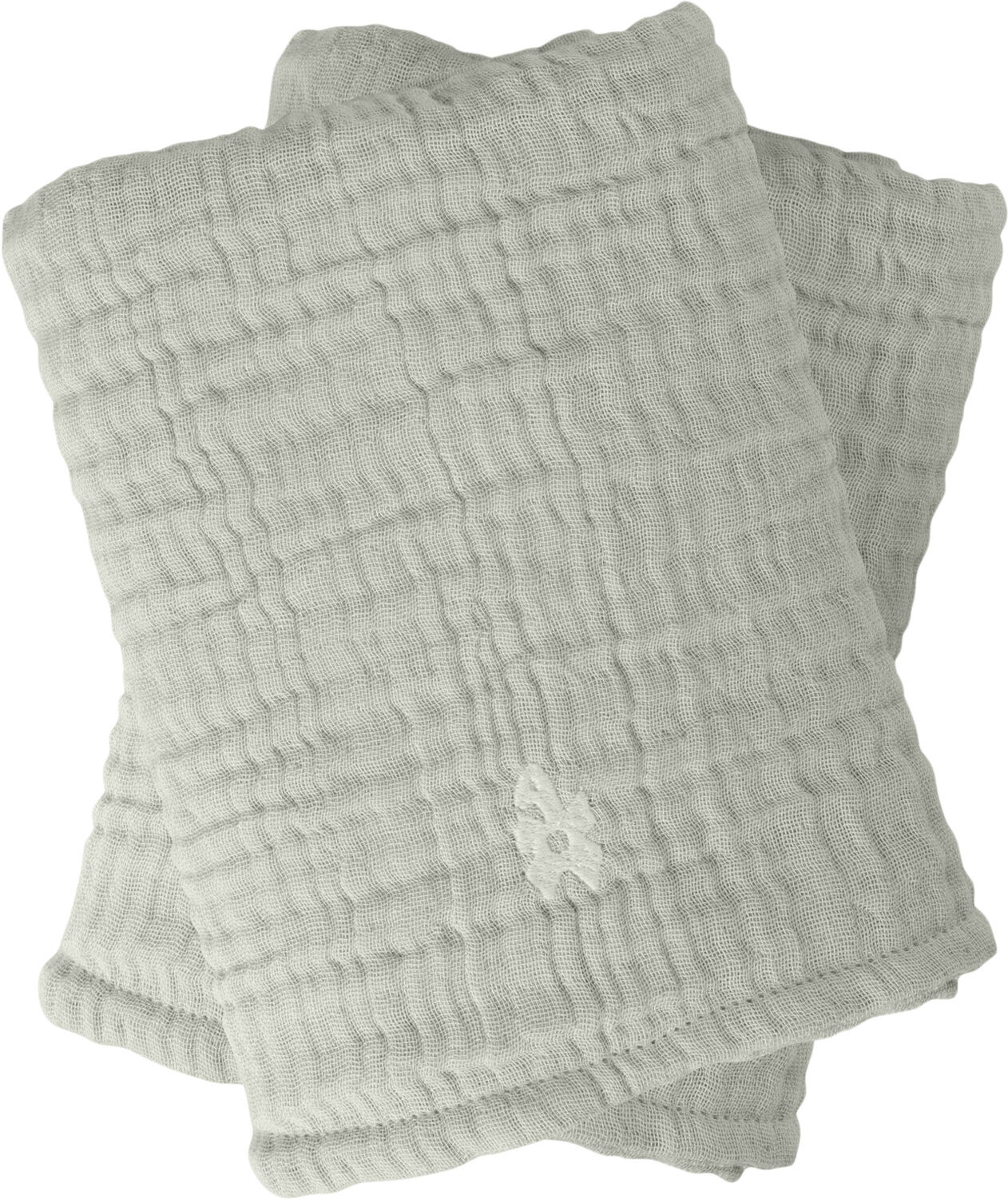 Pusleunderlag 6-lag, 2 stk. , muslin, green