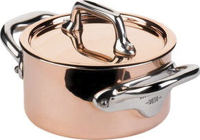 Gryte med lokk mini 30 cl Kobber/St&aring;l