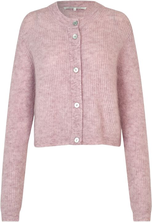 Andrea Knit Rib LS Cardigan