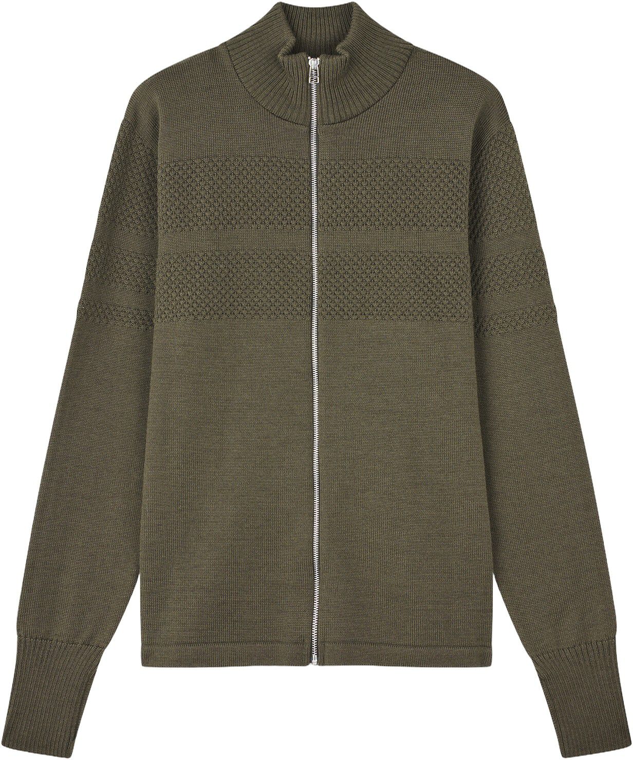 Wool Klemens Zip Knit FAV