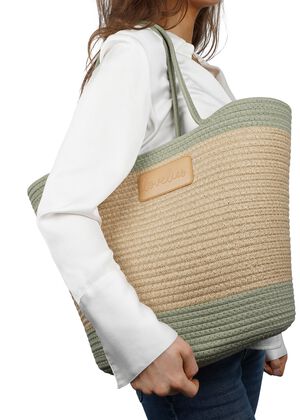 FLAMENCOS - BEACH BAG - LARGE 55 X 35 CM