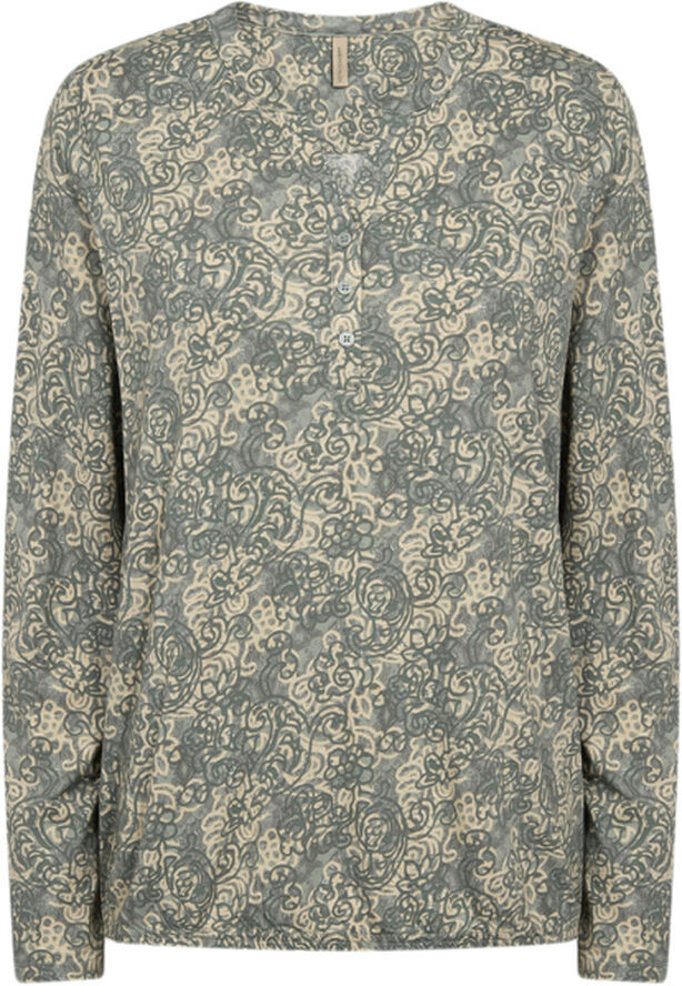 SC-FELICITY AOP 491 Bluse Lysegrøn