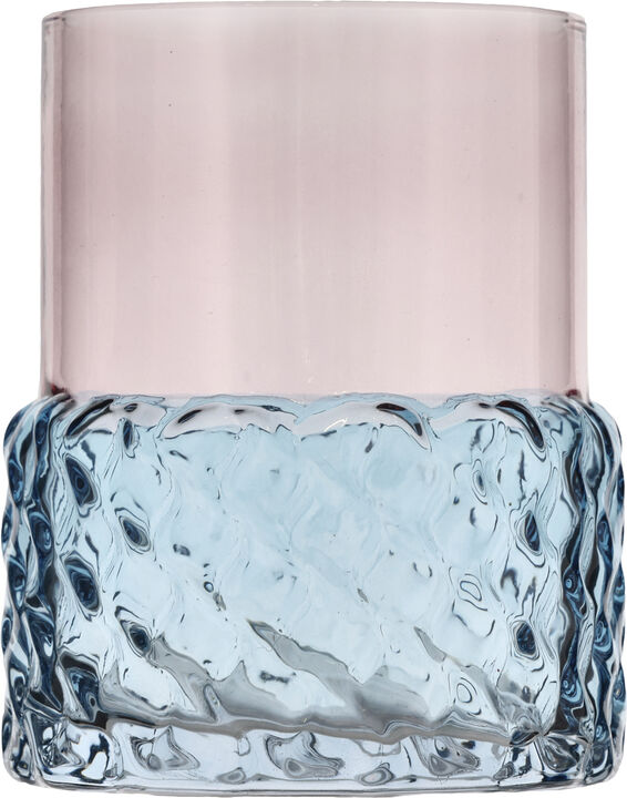 Telysestake Styles 7,7 x 10 cm Blå/Rosa