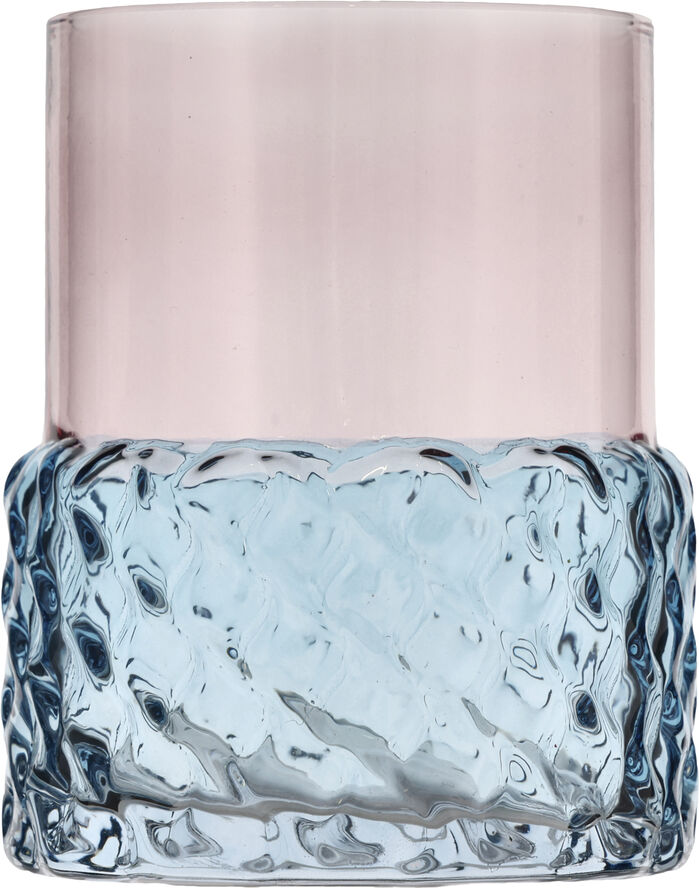 Telysestake Styles 7,7 x 10 cm Blå/Rosa