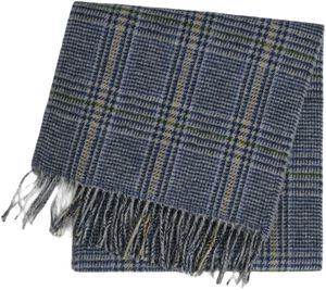 DOUBLE FACED CHECK SCARF