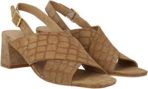 Sandal med blokh&aelig;l