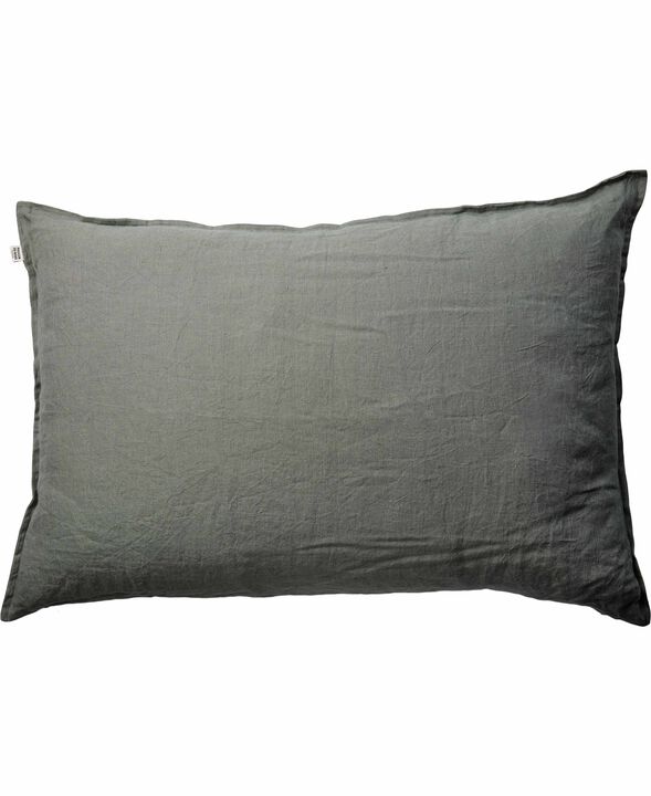 Hør vasket pude 60x90 Shadow