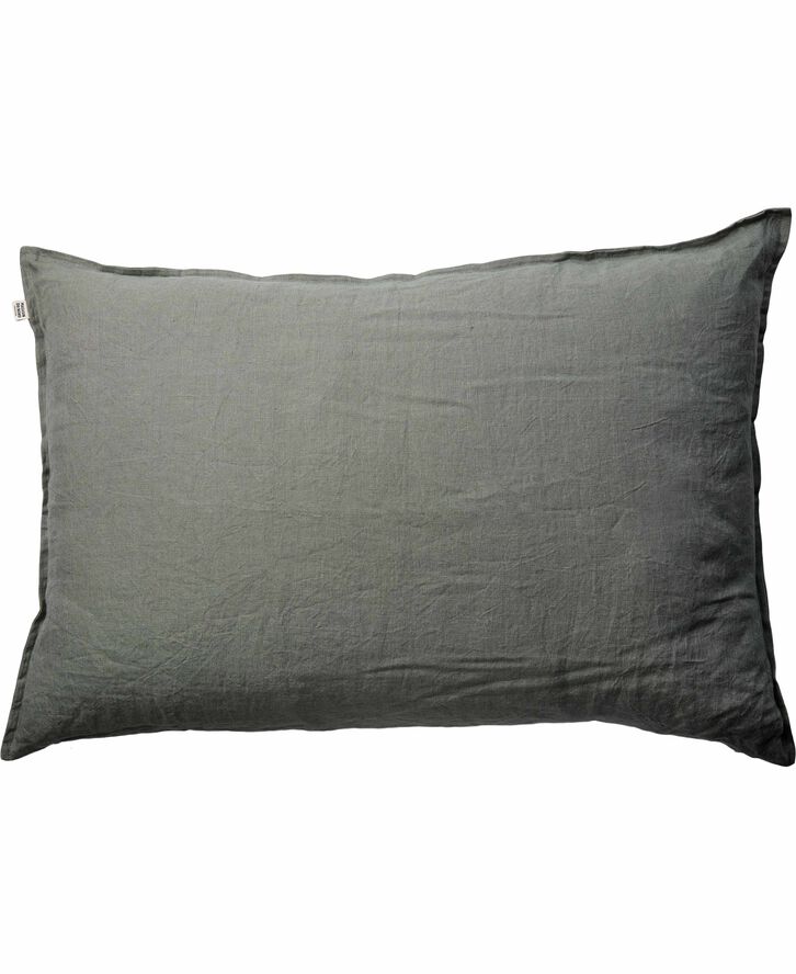 Hør vasket pude 60x90 Shadow