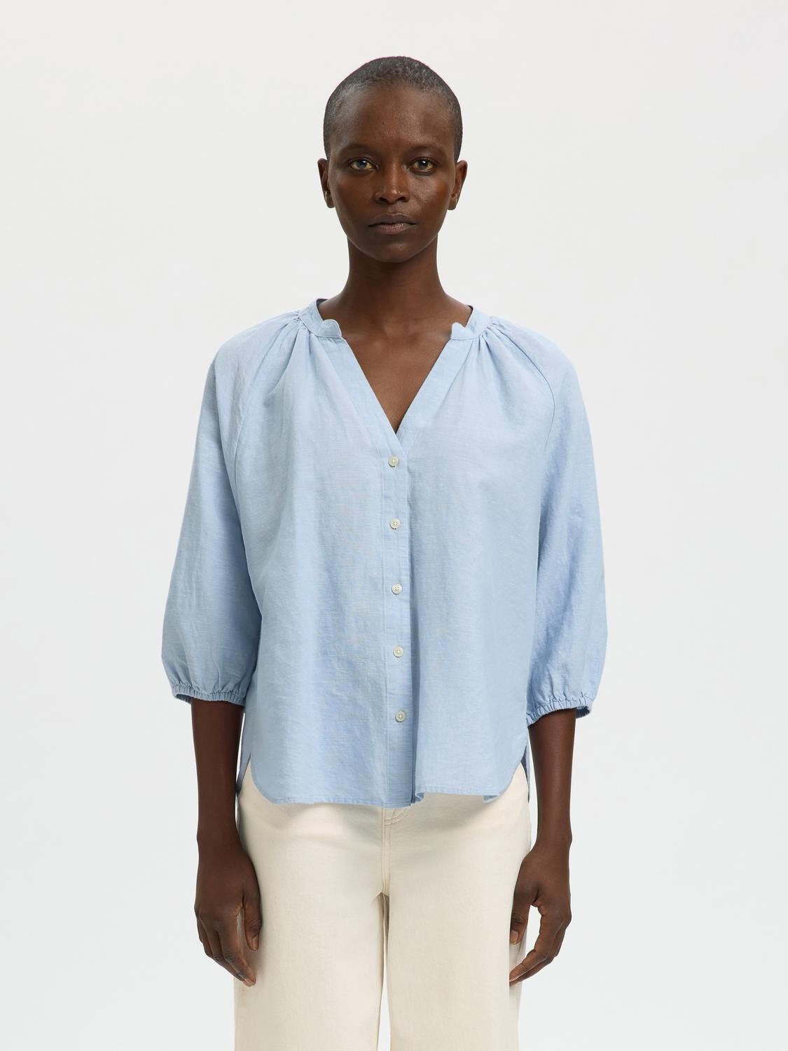 SLWCLEO-ALBERTA LINEN BLEND SHIRT N