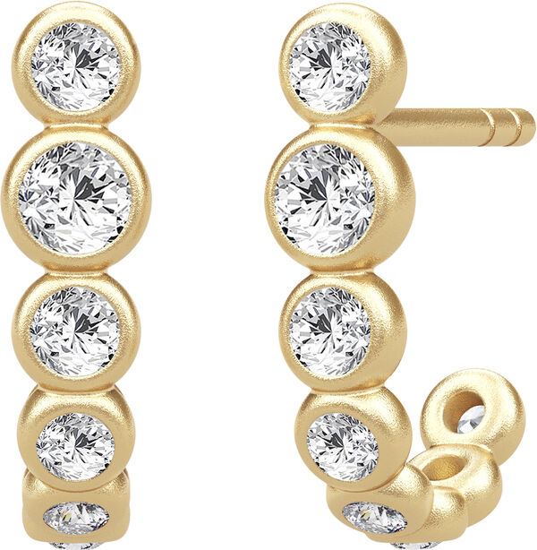 Grace curved earrings