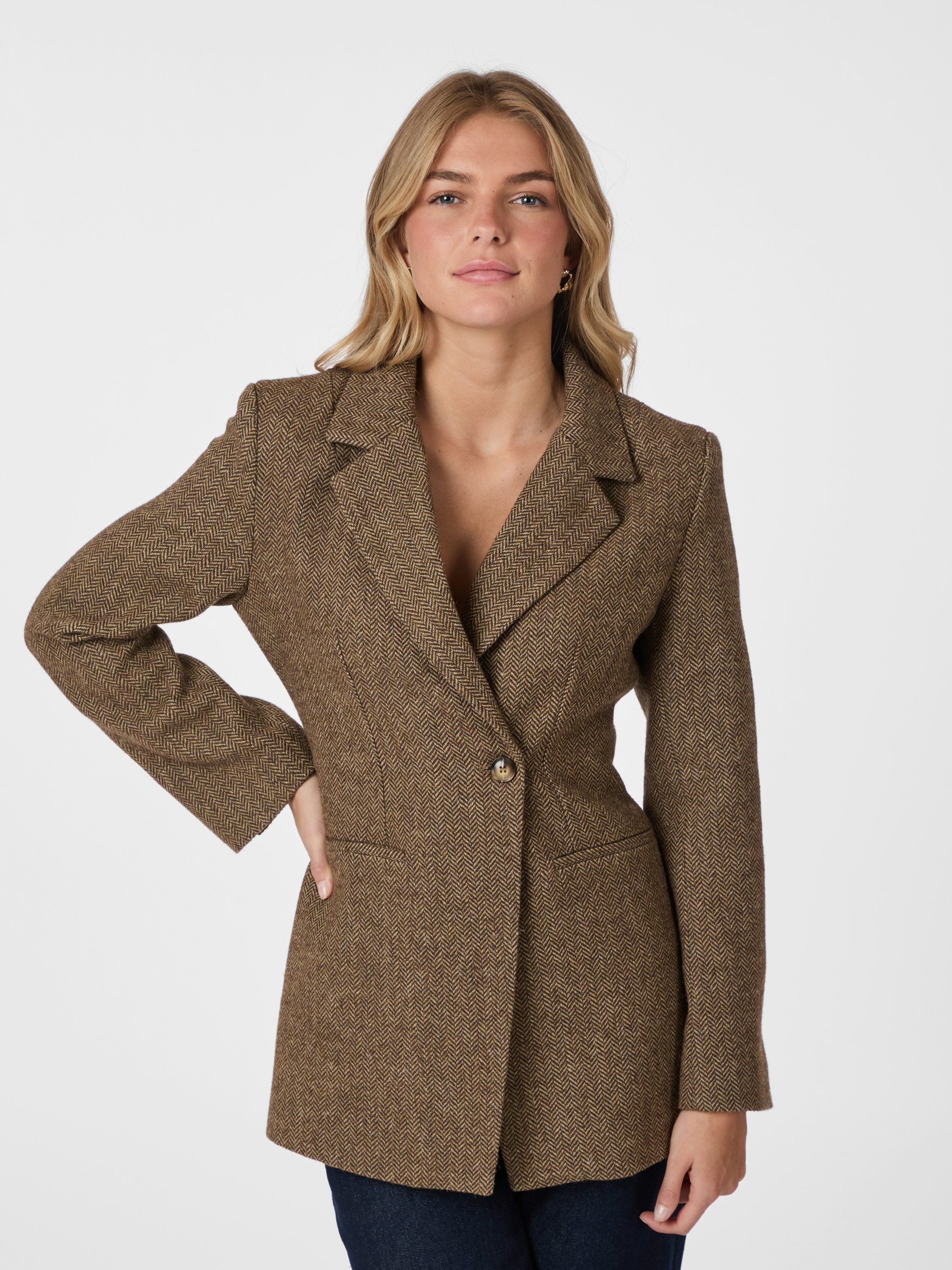 Bowie Herringbone Blazer