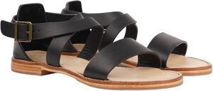 ALBERGO - LEATHER SANDAL W/ HEEL COVER