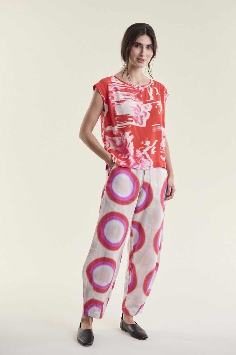 Haru rundhalset bluse