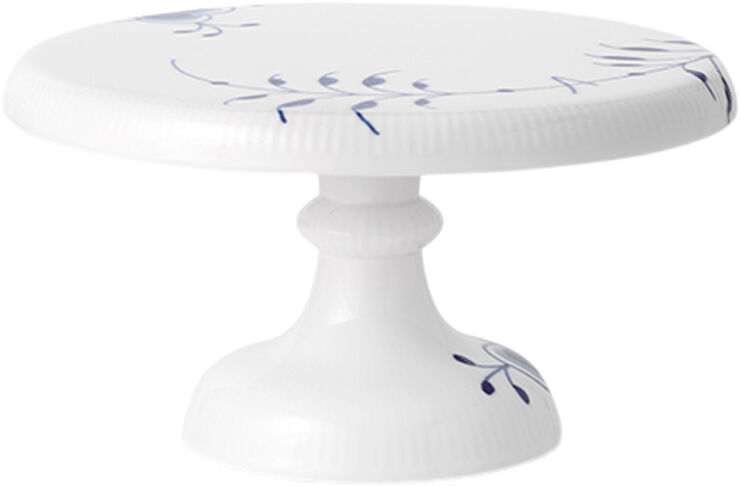 Blå Mega Riflet 23 cm Fad på fod