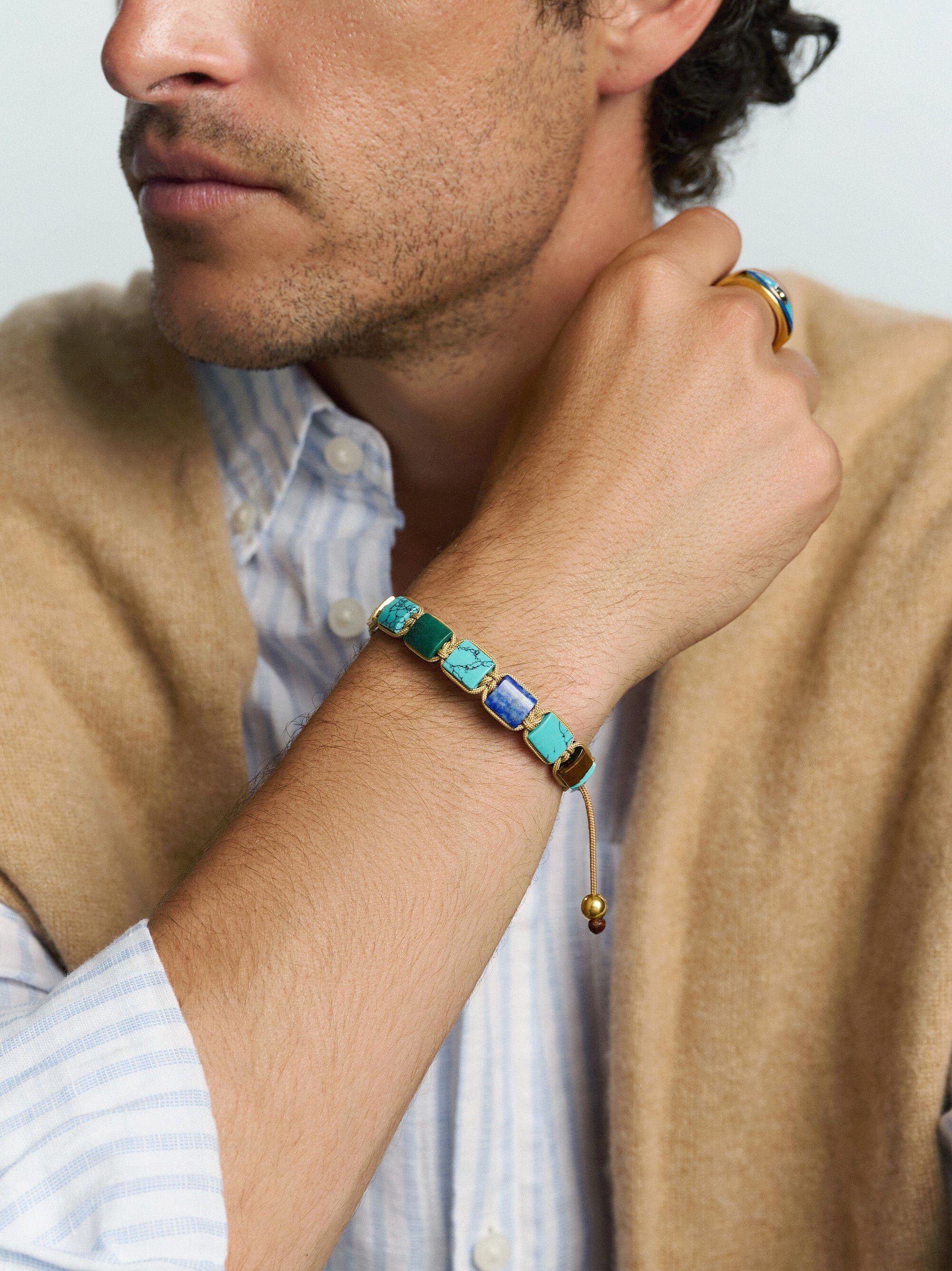 The Dorje Flatbead Collection - Turquoise, Blue Lapis, Carnelian, Brow