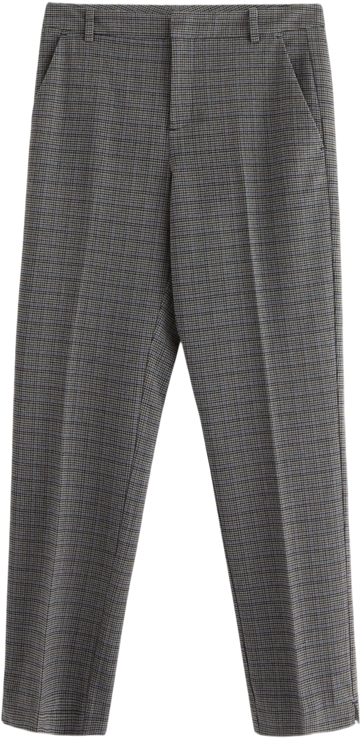 Byxor med normalh&ouml;g midja och pres