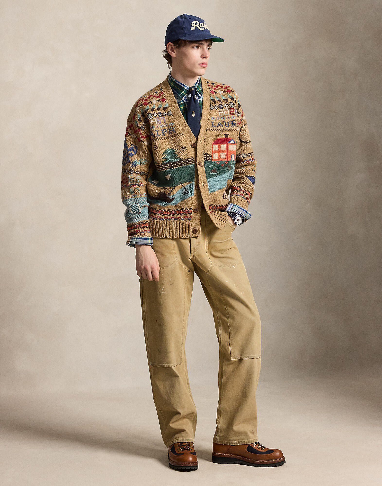 WOOL BLEND-SWEATER-CARDIGAN