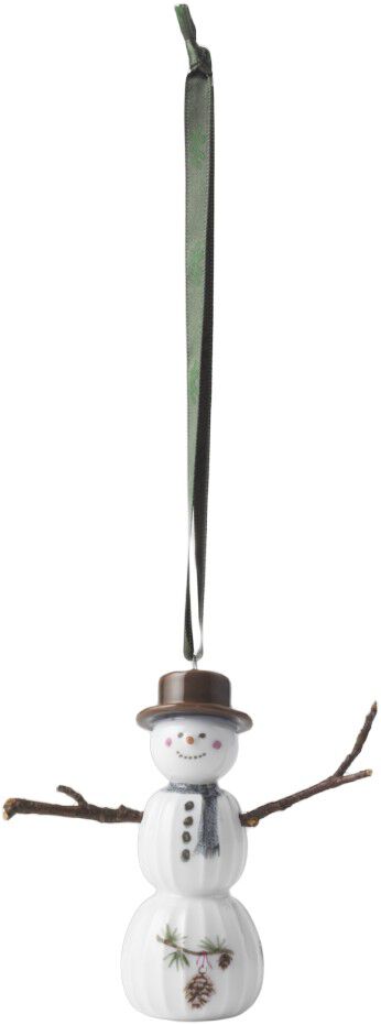Hammersh&oslash;i Christmas Sn&oslash;mann hengende H9,5 hvit m. deko
